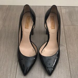 Reed Krakoff Black Patent Dorsay Pump - Size 37